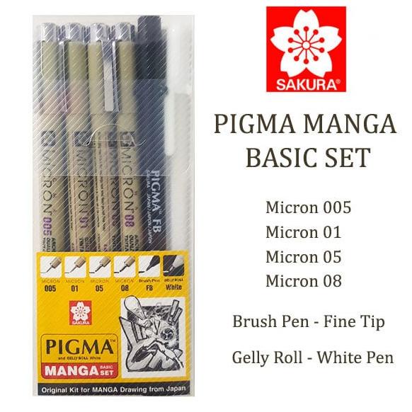 

Sakura Pigma Manga Basic Set
