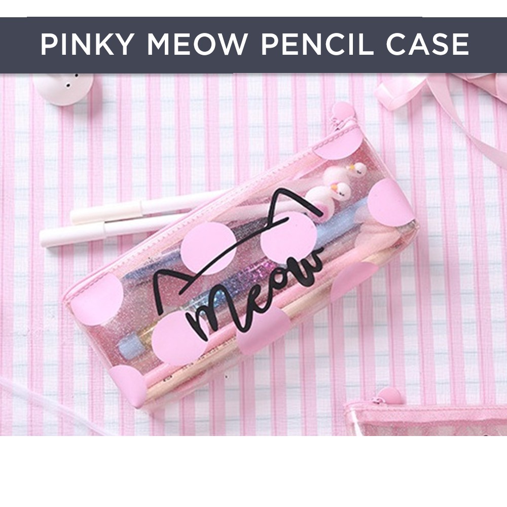 

Pinky Meow Pencil Case