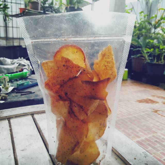 

Keripik singkong lada