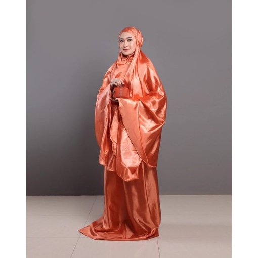 (PROMO) MUKENA TRAVEL MINI / MUKENA TRAVELING / MUKENA MURI / DS MUKENA - TERACOTA