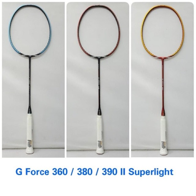 ORIGINAL Lining G Force 360 / 380 / 390 Gen II Super Light Raket Badminton