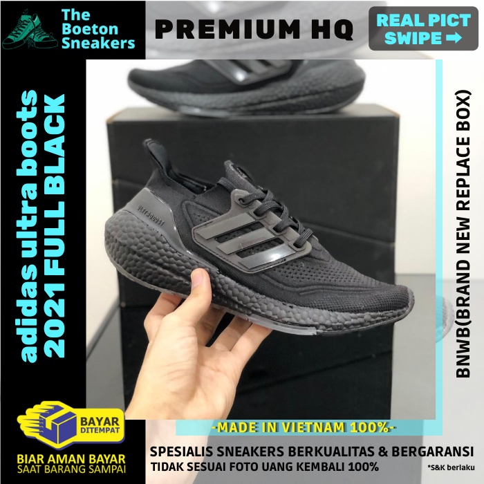 ADIDAS ULTRA BOOTS 2021 FULL BLACK PREMIUM ORIGINAL