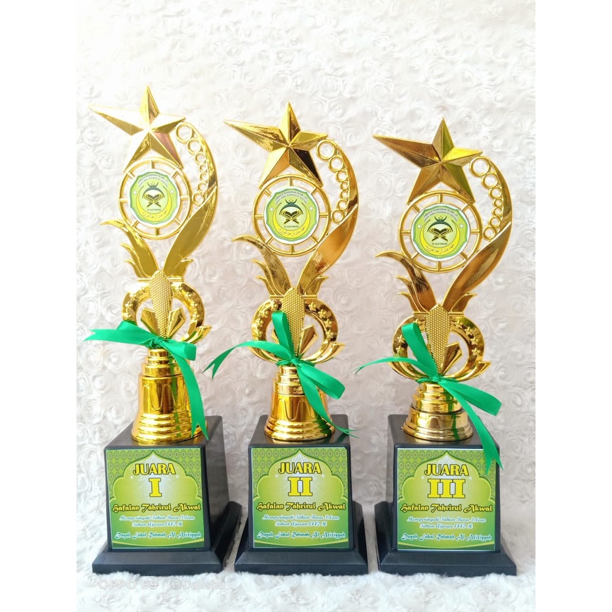 Piala Set 123 Bintang Champion Piala Juara 123 Piala Set Juara 123 Piala Mini Piala Plastik Piala