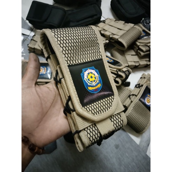sarung hp tactical 6,5 inch tas hp pinggang cordura