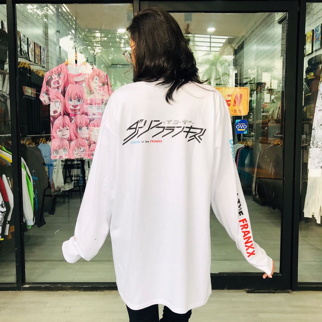 Longsleeve Darling in the Franxx White Zero Two Premium Unisex