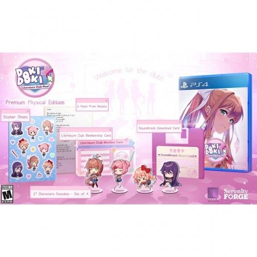 PS4 Doki Doki Literature Club Plus! Premium Edition (Region 1/USA/English)