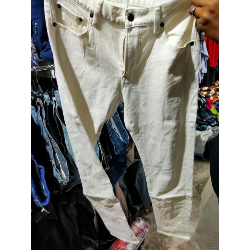 jeans uniqlo second original ukuran 31