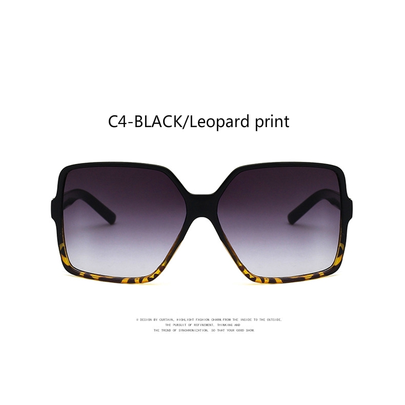 Fashion trend big frame European and American street shooting wild sunglasses for men and women