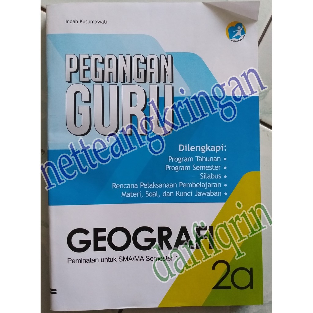 Buku Pegangan Guru Geografi Kelas Xi Semester 1 Rev 2017 Shopee Indonesia