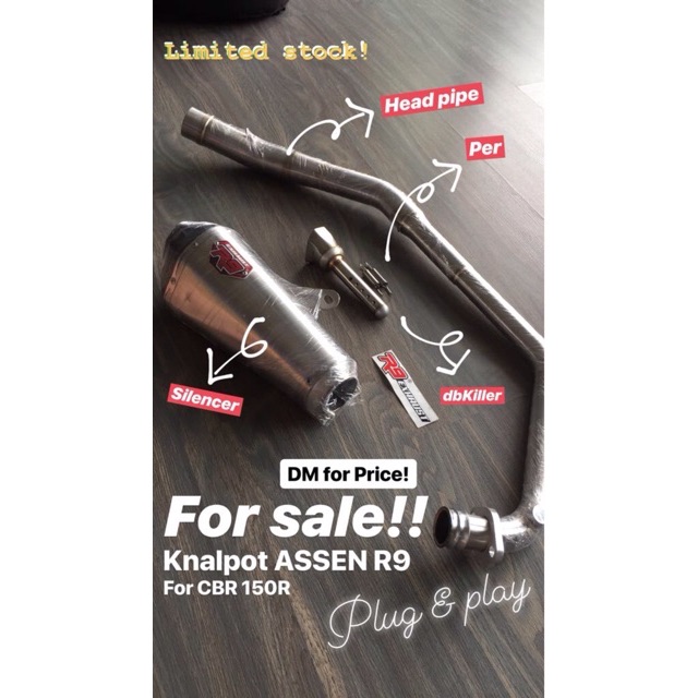 Knalpot R9 Assen For CBR150R (2016)