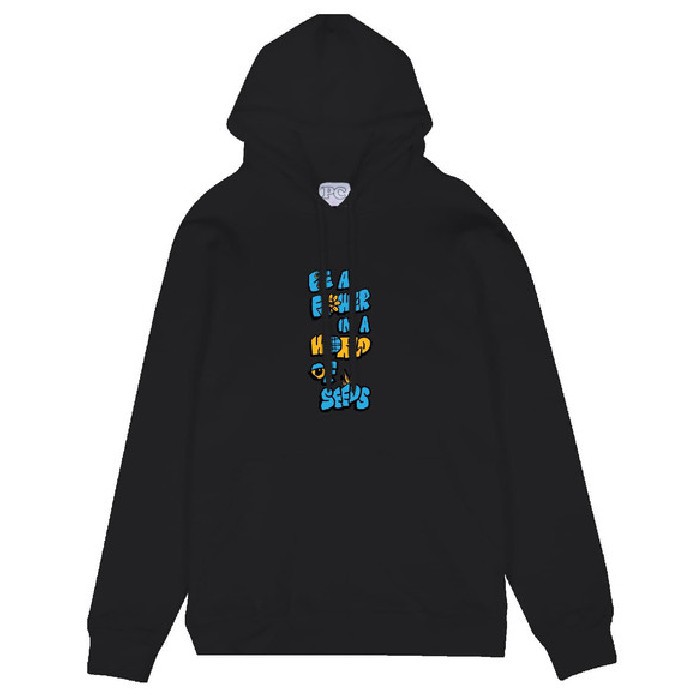 Public Culture - Flower Hoodie - Black