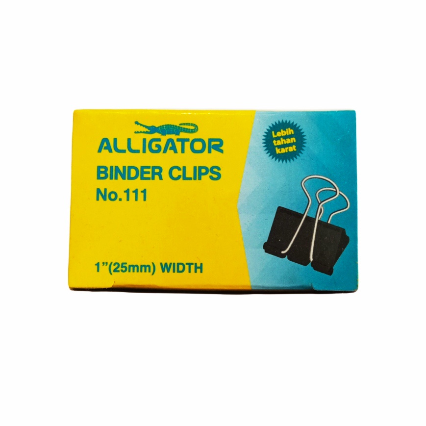 

Gramedia Yogya - Alligator Binder Clip, Penjepit Kertas, Klip Kertas No. 111 / Kurnia Agung