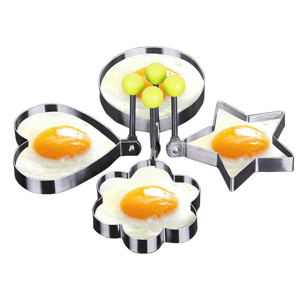 Rebuy Cetakan Penggorengan Telur Gadget Masak Alat Dapur Cetakan Omelet Telur Goreng Stainless Steel