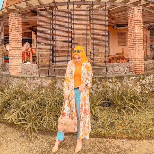 DRESS -OUTHER FLORAL ZARA NAGITA / DRESS OUTHER BANGKOK / PREMIUM FASHION BANGKOK