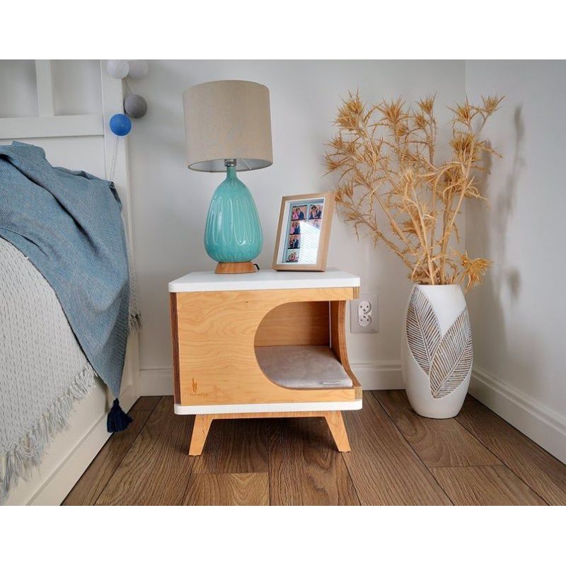 Meja Rumah Kucing Cat Cabinet Coffe Table Modern Estetic | Shopee Indonesia