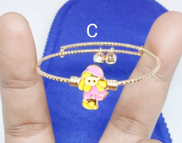 Gelang xuping anak anak lapis emas 77