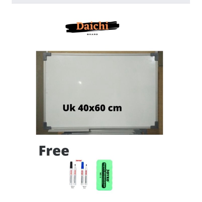 

Papan Tulis / Whiteboard Daichi Gantung Magnetic Uk 40 x 60