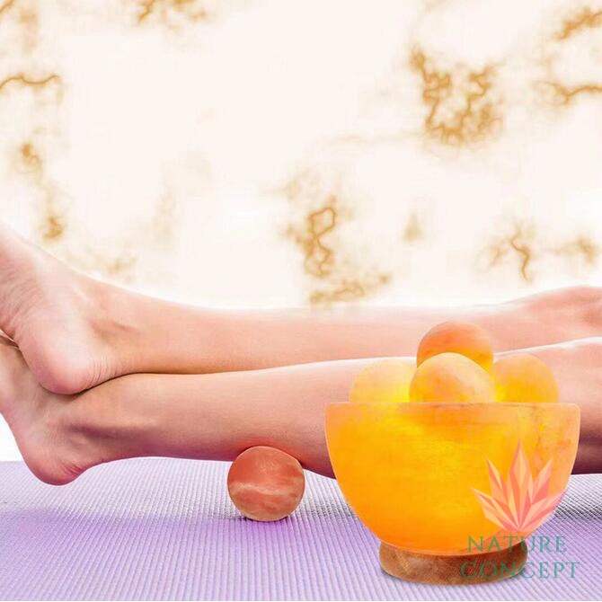 Himalayan Salt Lamp Massage Balls Terapi Garam Himalaya (6 balls)