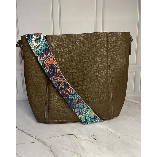 preloved tas hush puppies frances satchel L