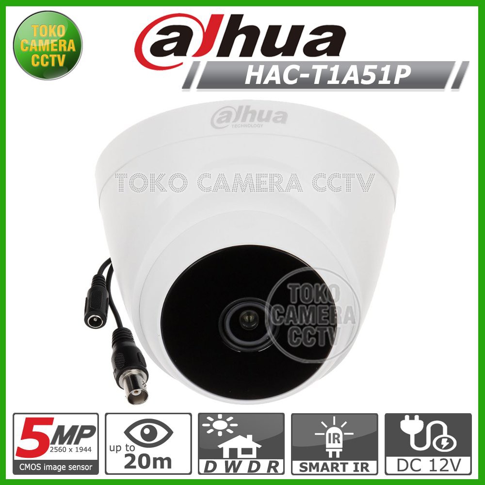 CAMERA HD DAHUA COOPER SERIES 5MP HAC-T1A51P Original