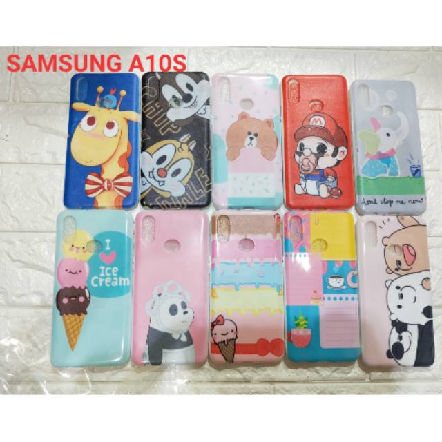 SOFTCASE SAMSUNG A10S GLOSSY KARAKTER