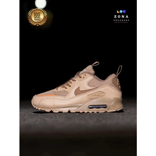 NIKE AIR MAX 90 SURPLUS KHAKI GORETEX || SEPATU NIKE 100% ORIGINAL