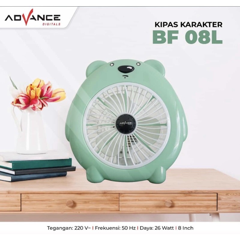 [ HAMSTER ] KIpas Angin Karakter Advance BF08L Karakter Hamster