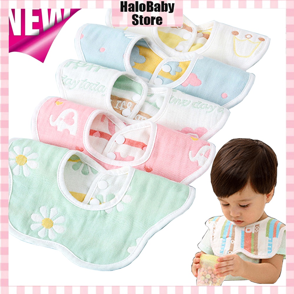 Halobaby Bibs Baby / Celemek Bayi Bahan Katun bayi bibs