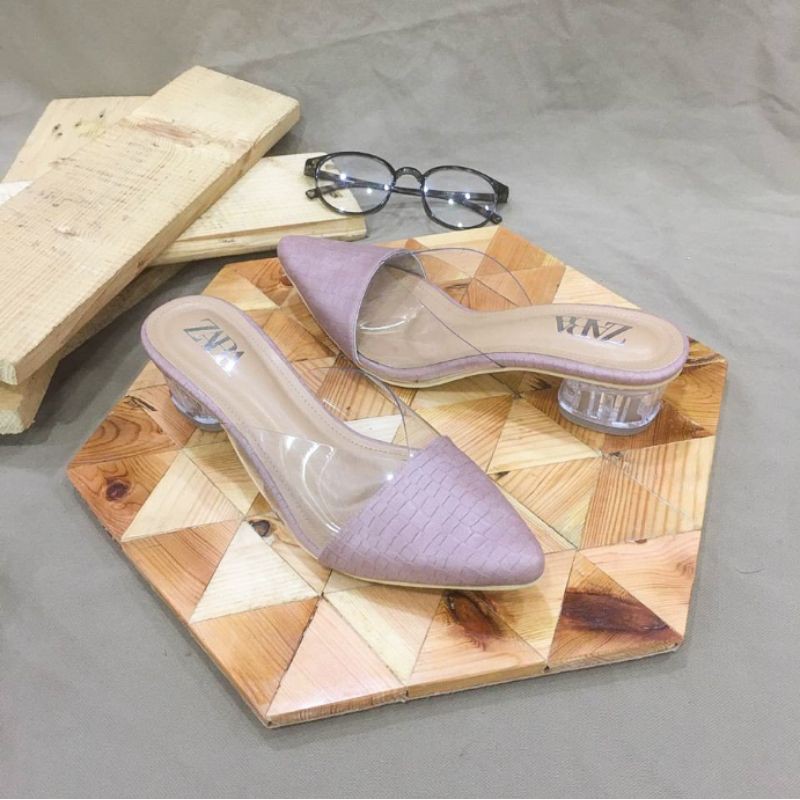 SENDAL HEELS ZARA (HAK TAHU BENING)