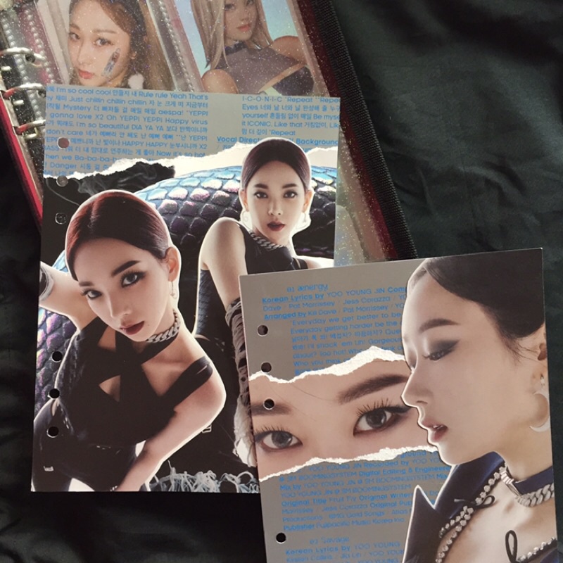 AESPA : deco cover binder a5 6 ring