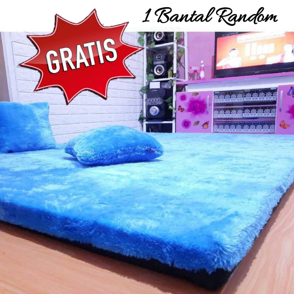 (COD) Karpet Bulu Empuk Murah Premium Ukuran besar 150X200X4,5 Karpet Lantai Bulu Empuk