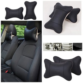  Bantal  Leher  Headrest Kursi  Mobil  Shopee Indonesia