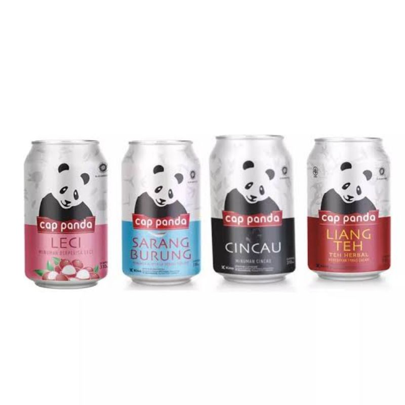 Cincau cap panda 310ml / liang teh cap panda 310ml