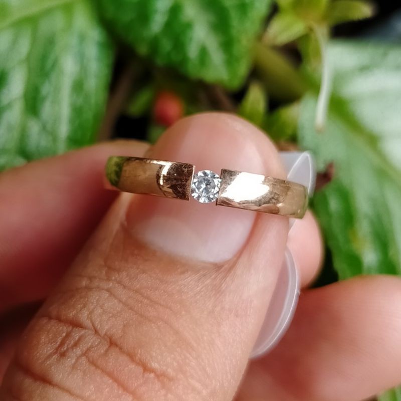 cincin wanita diamond zircone bagus mewah koleksi batu akik safir ruby yakut wulung kalimaya giok
