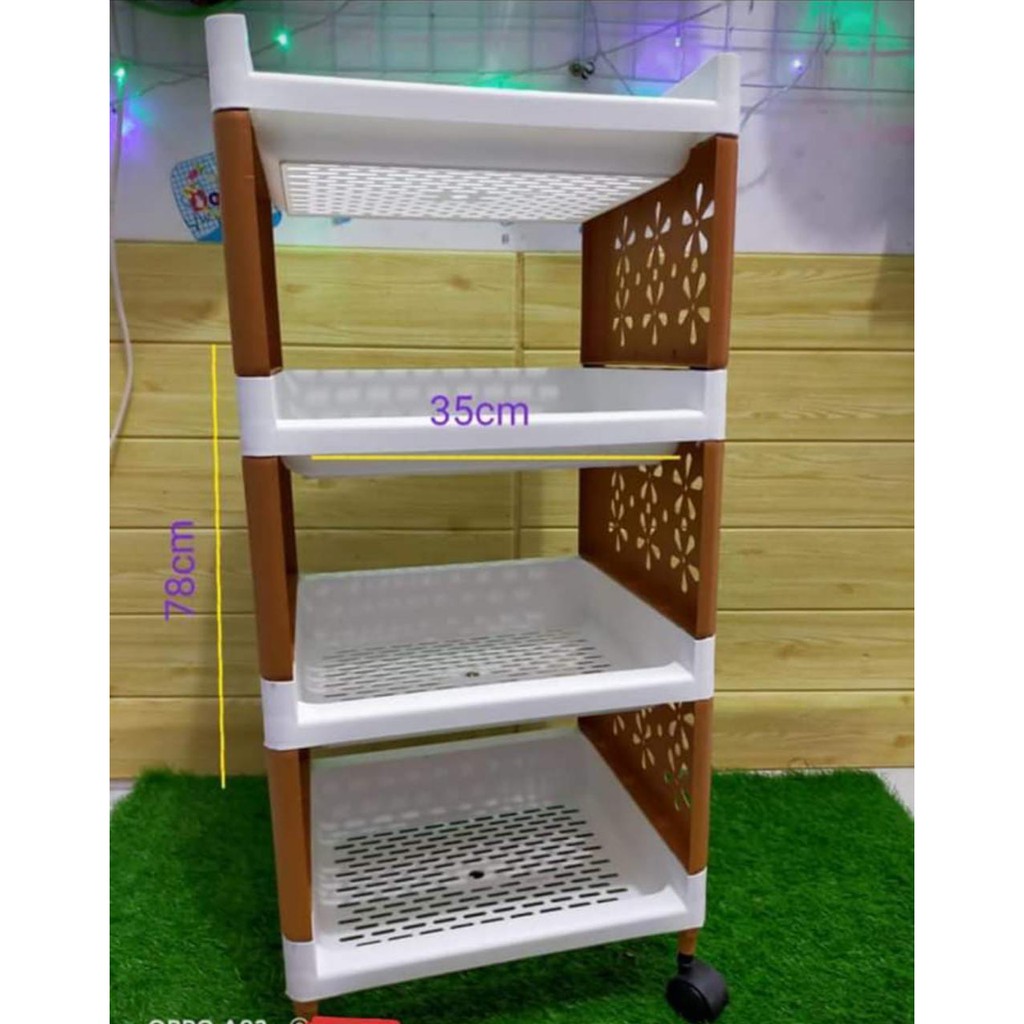 Rak serbaguna ELCO RIOS/ Rak plastik 4susun