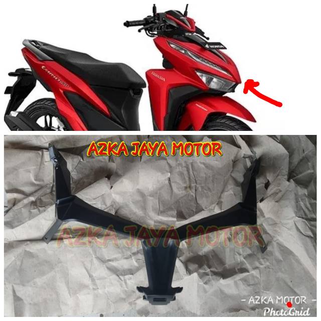 Garnis Lampu depan Vario 150 2018 2019 / Dudukan lampu depan vario 125 LED 2018 / Vario baru