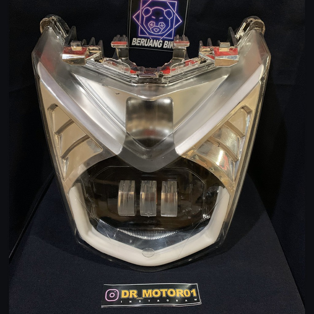 lampu depan beat fi 2013-2016 custom led