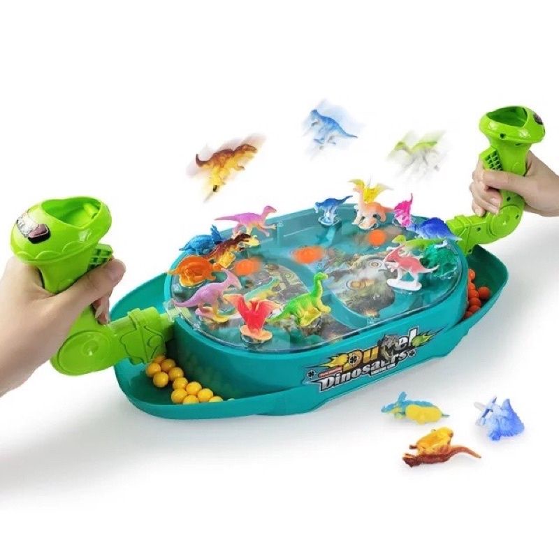 Mainan Duel Games DINOSAURUS SHOOTING BALL DINO BATTLE GAMES