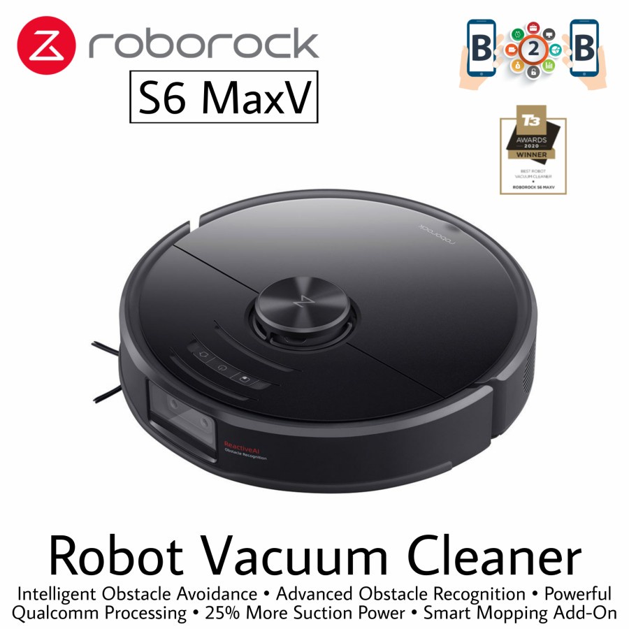 Roborock S6 MaxV Robot Vacuum Cleaner with ReactiveAI Camera