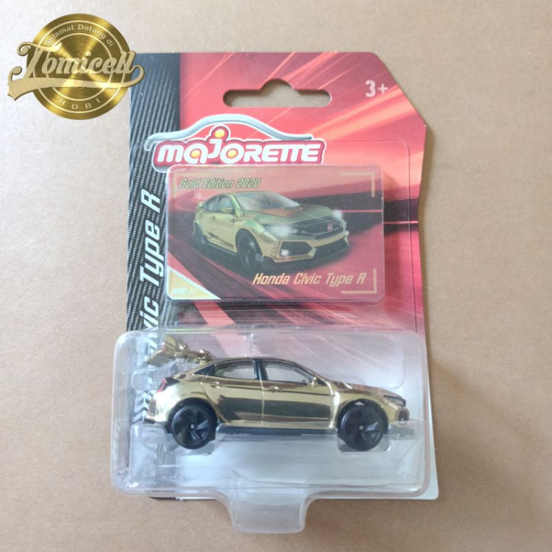 Majorette gold edition Honda Civic Type-r