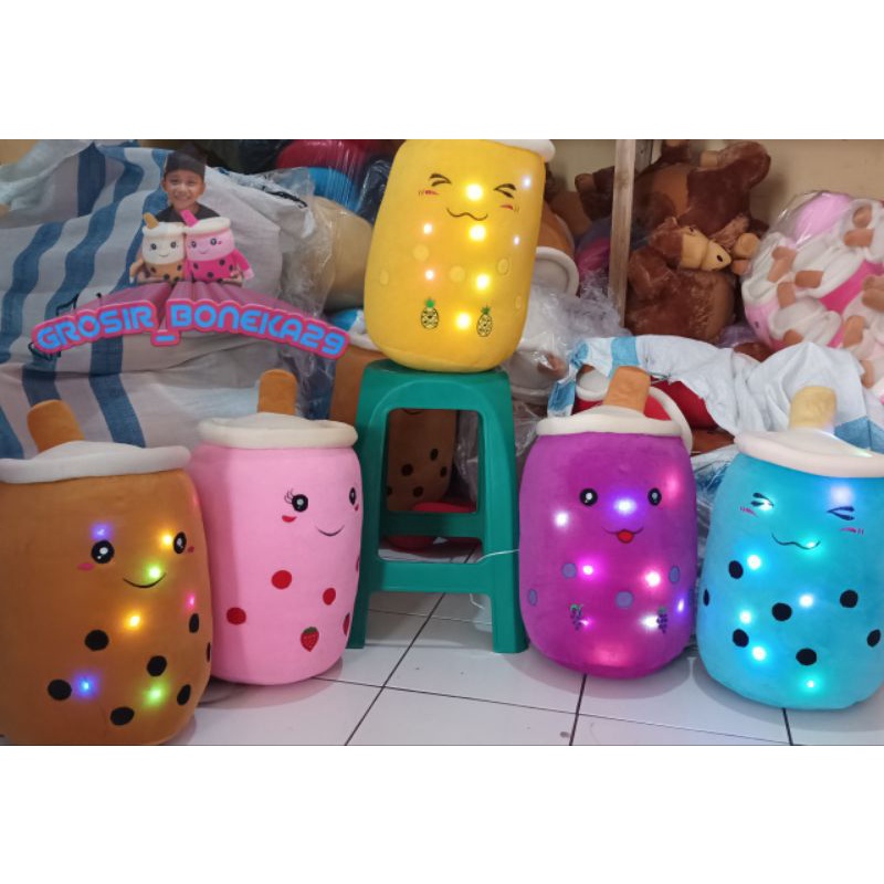 BONEKA BOBA MILK TEA JUMBO LED