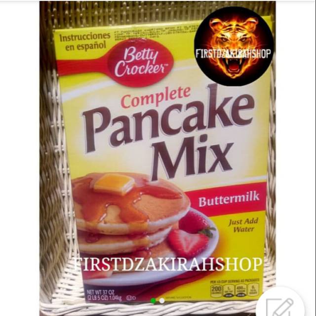 

Betty crocker pancake mix buttermilk 37oz