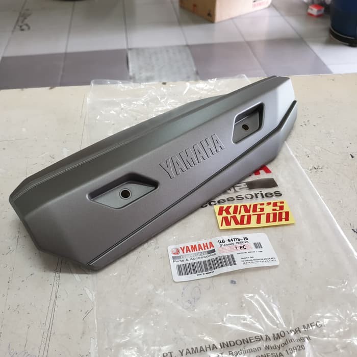 cover/tameng/pelindung knalpot xeon rc, gt125, aerox 125 asli yamaha