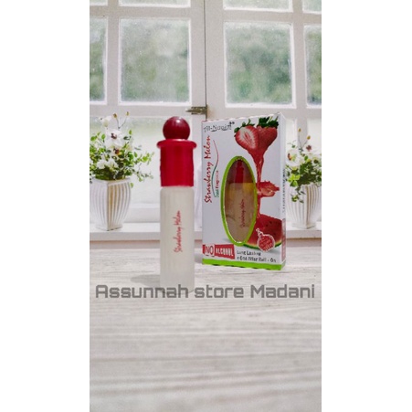 Al nuaim Parfume Strawberry melon 6 ml & 3 ml Alnuaim white oud Al Haramain madinah