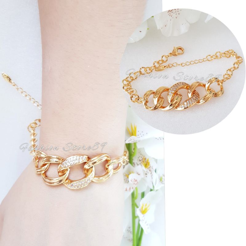 Gelang Import Fashion Perhiasan lapis emas gelang tangan dewasa xuping bestseller