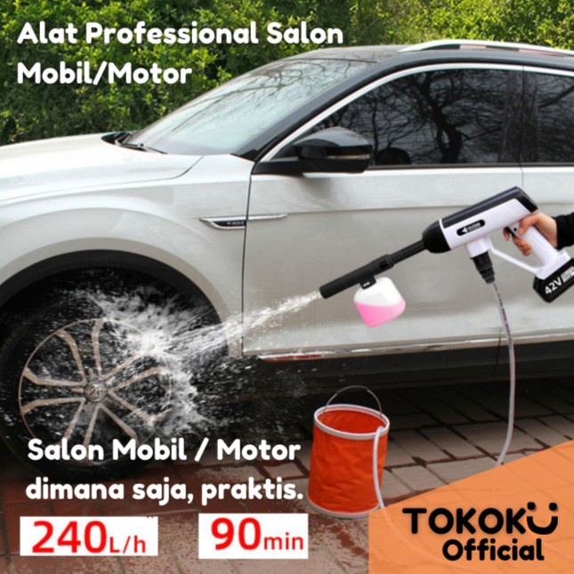 Water Gun Spray MOBIL MULTIFUNGSI /6 Tipe Nozzle Portable