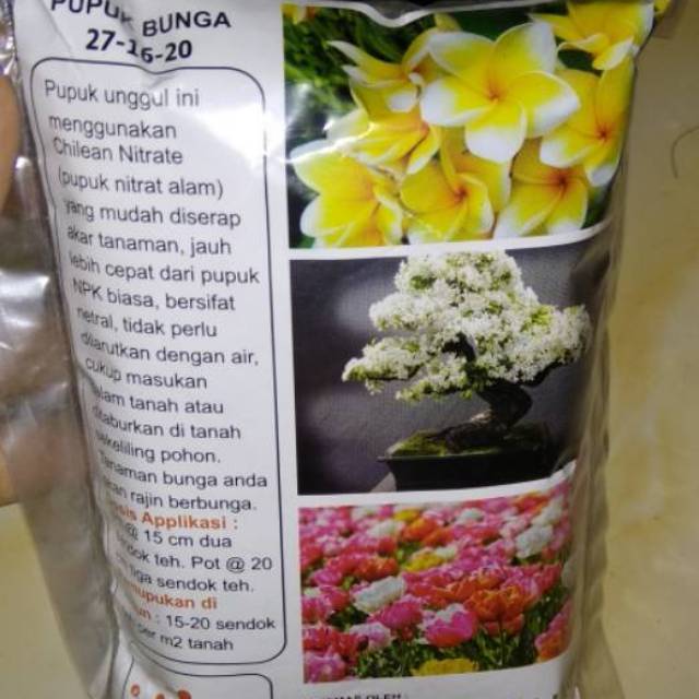 Pupuk Aneka Bunga 27 16 20 Pupuk Bunga Pupuk Untuk Bunga Shopee Indonesia