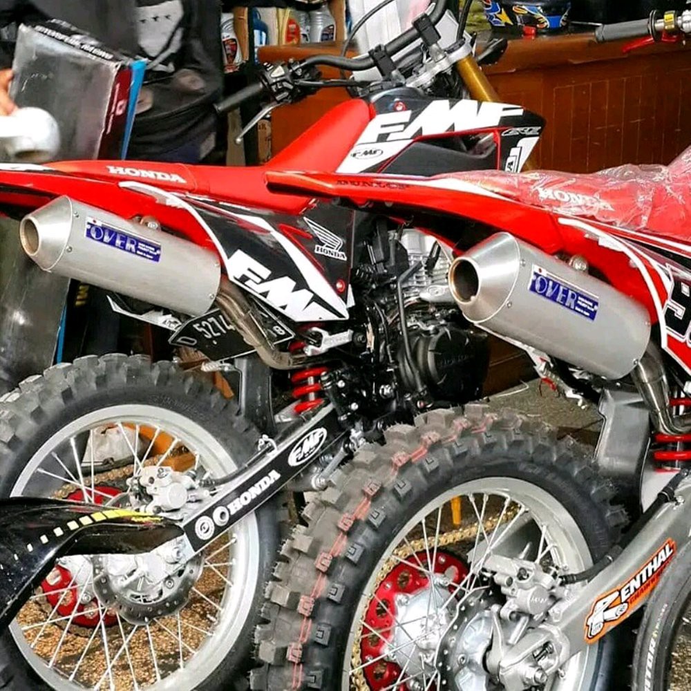 knalpot crf150L over japan original