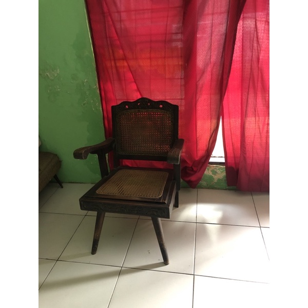 Single Kursi Tamu Rotan