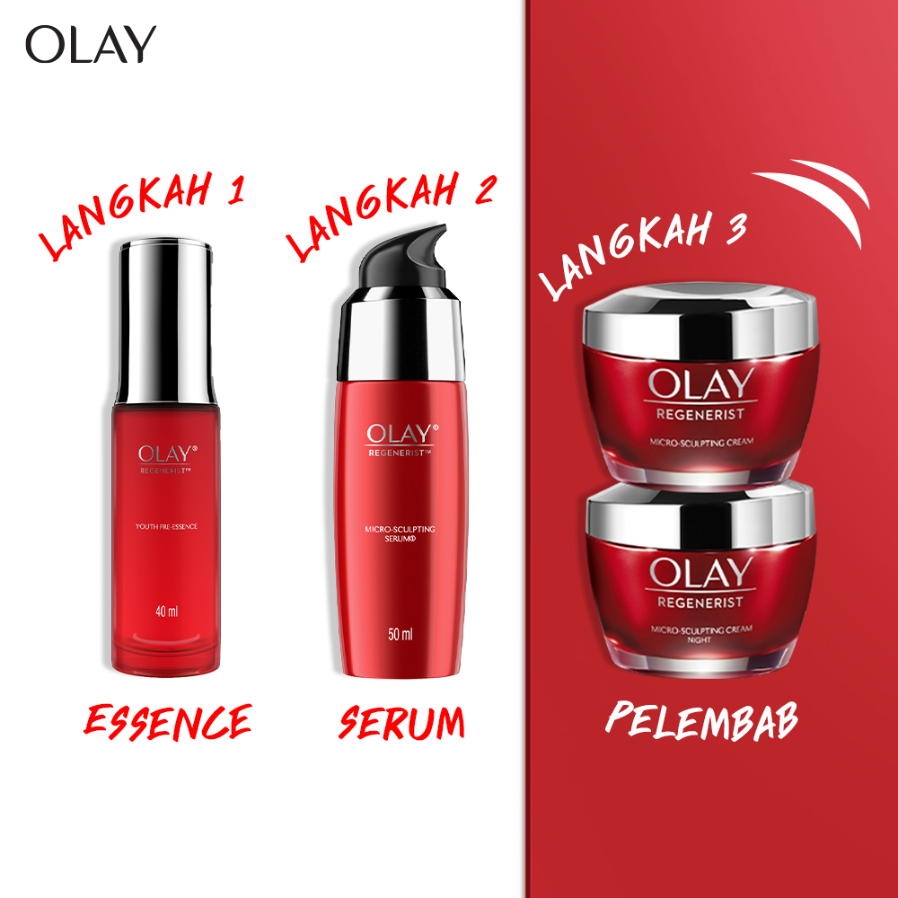 [LEBIH HEMAT] Olay Ritual Pelembab Anti Aging FREE Regenerist Day and Night Mini (4 pcs)